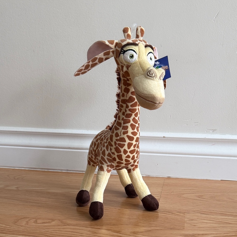 Charming Giraffe Stuffed Animal - Brown and Cream